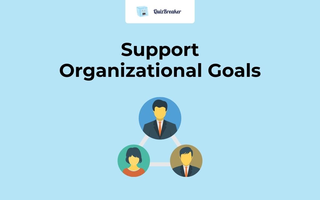 Support organizational goals